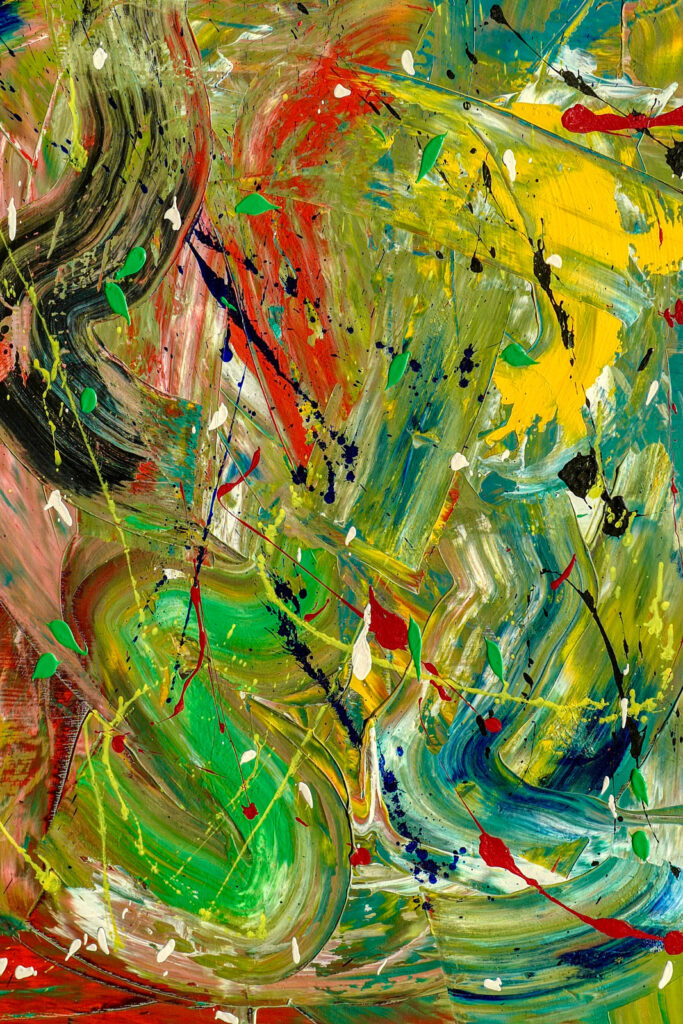 Gemälde - Alex Jolig - emotional spring chaos